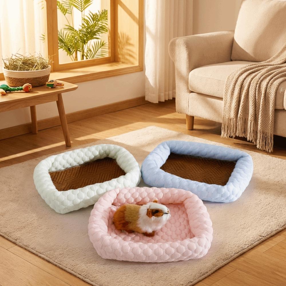 Breathable Rabbits Cooling Cushion Detachable Small Pet Nest Puppy Mattresses  Summer