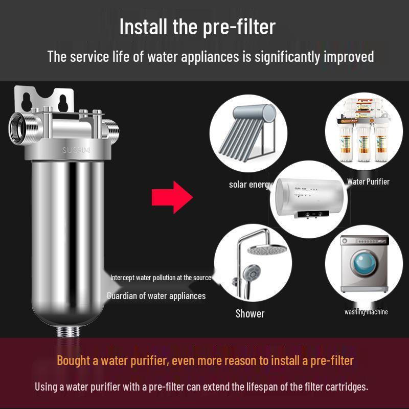 Inteligentní celodomácí čistič vody z nerezové oceli 304