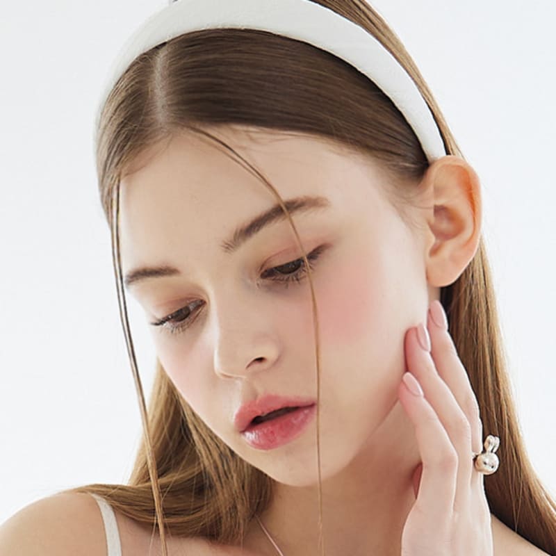 VVV Cotton Lace Volume Hairband _ White