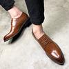 Leder Formale Oxford Männer Schuhe Schnüren Spitzschuh Business Büroarbeit Kleid Schuhe Männliche Schuhe