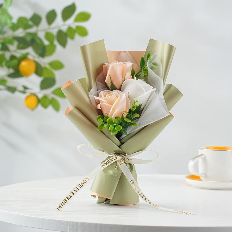 Scented Soap Rose Bouquet: Perfect Gift for Mother's Day, Valentine's, Birthdays - Ideal for Girlfriends, Moms, Besties, Teachers.