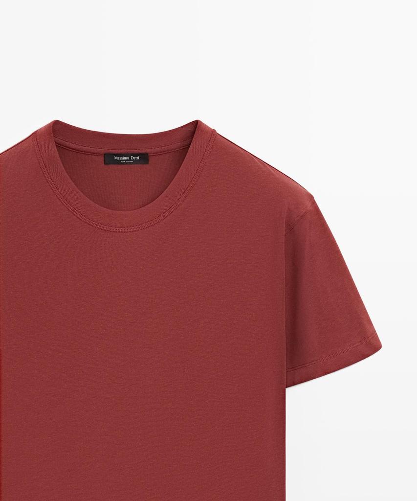 Masimodutti Short Sleeve Cotton Blend T-Shirt