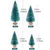 8 Teile/satz Mini Sisal Schnee Frost Weihnachtsbaum Desktop Weihnachten Party Dekoration