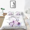 Home Bed Cover 3D Unicorn Themed Print Homes Bedding Quilt Cover Textiles Polyester Pillowcase Bedclothes