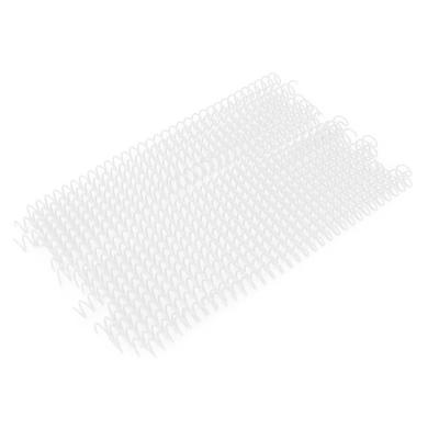20 stücke 30 Loch Loseblatt-bindering Kunststoff Frühling Spiralringe für A4 Papier 11mm weiß