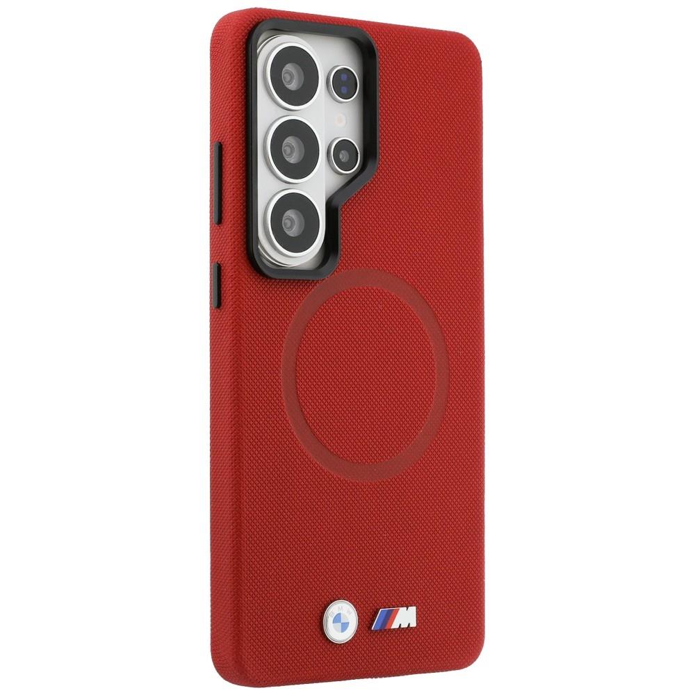 BMW M Metal Logo MagSafe Case for Samsung Galaxy S26 Ultra Red