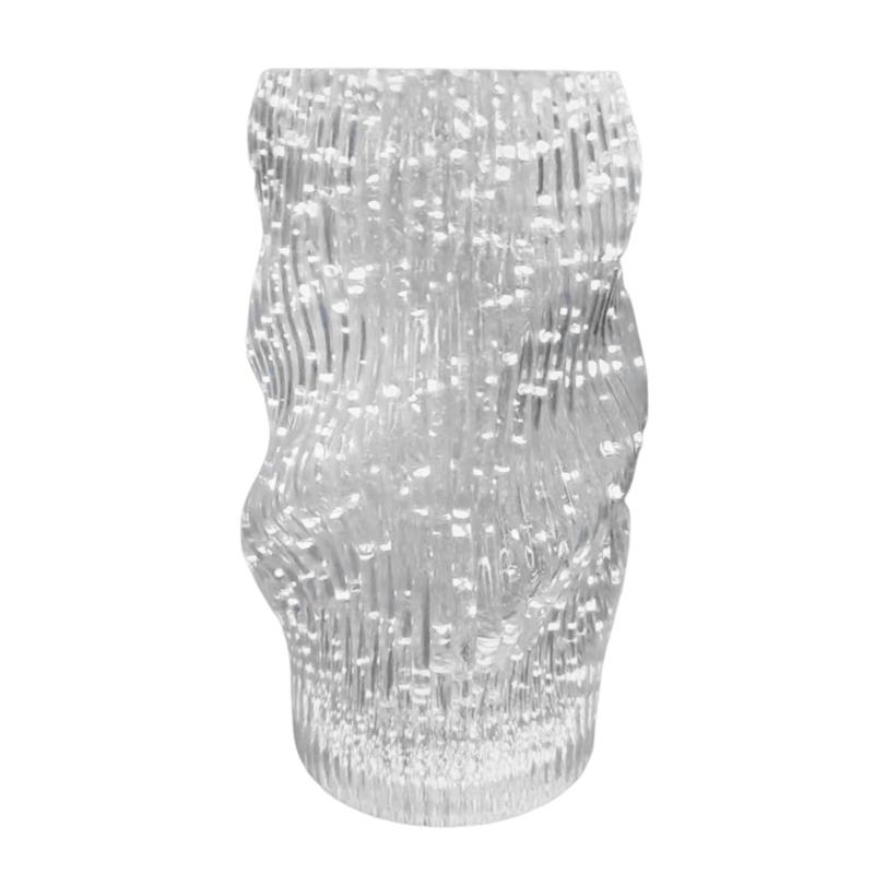 

Glowing In Dark Glass Flower Vases Fluorescent Floral Arrangement Vases for Hydroponic Plant and Decorative Centerpieces