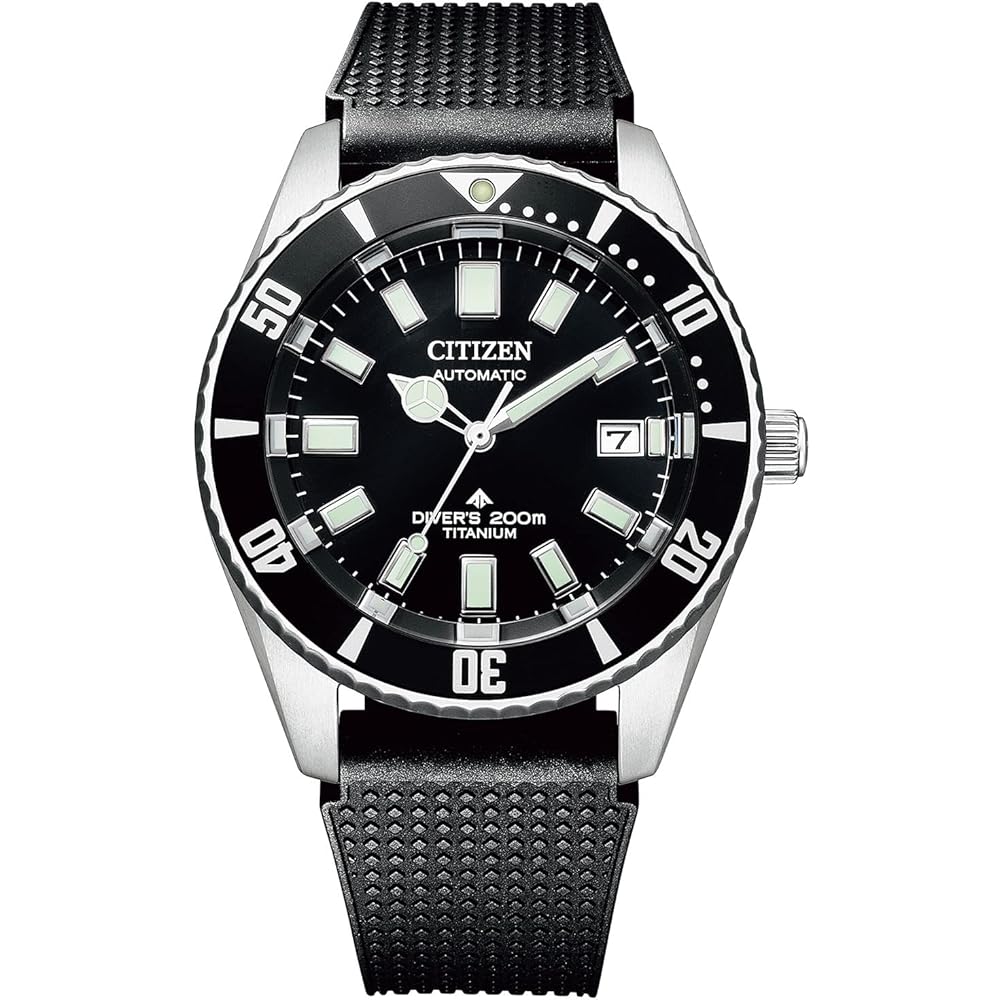 

[CITIZEN] Men s PROMASTER NB6021-17E Mechanical Watch Waterproof Barnacle Diver Urethane Band Bla...