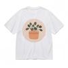 Women's Soft Breathable All - Season Classic T-Shirt Mens Womens Tees Top Minimalist Potted Plant Tee