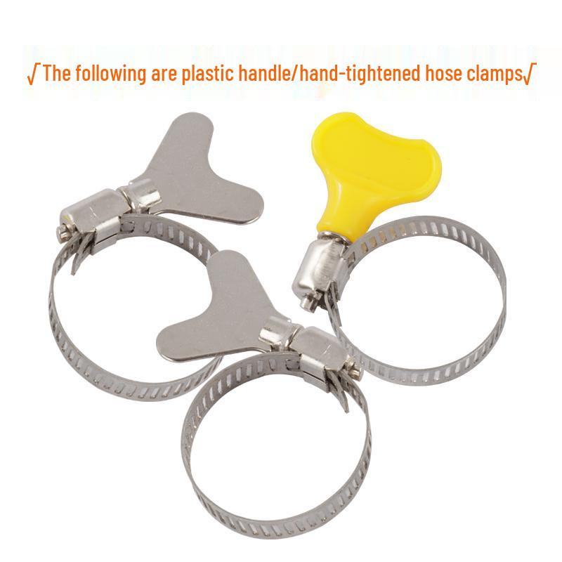 American Style 201 Stainless Steel Hose and Pipe Clamp for Ventilation and Communication Applications