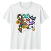 Autism Awareness Love Needs No Words Ribbon T Shirt Vintage Top For Everyday Wear Comfortable Stretched Homme Casual