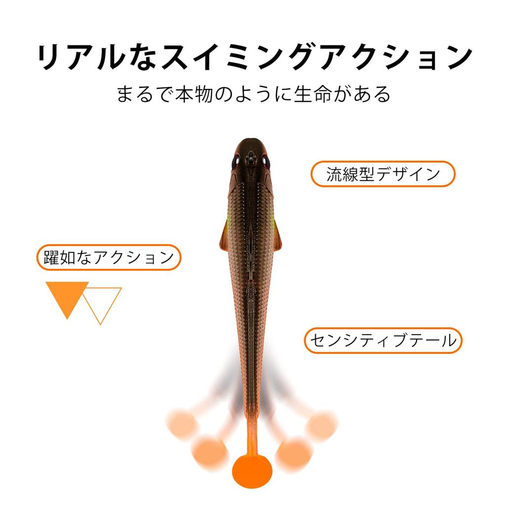 TRUSCEND Soft Jig Head Fishing Swim Lifelike Suitable for Saltwater and Freshwater Sea Spanish and Other Fish Lure, Lure, Head, Design, Fishing,