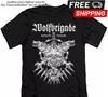 Wolfbrigade koszmarne marzenia T-Shirt, Indie Rock Punk Metal Gotycki, Unisex koszulka