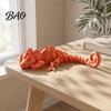 3D Printed Chameleon Figurine Figurine, Realistic Articulated Lizard Toy, Animal Model with Moveable Joints for Desk Decoration Decor