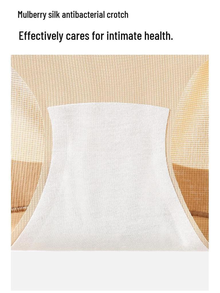 Damskie poporodowe majtki bezszwowe z wysokim stanem i kontrolą brzucha - Oddychające, wygodne szorty chłopięce na lato