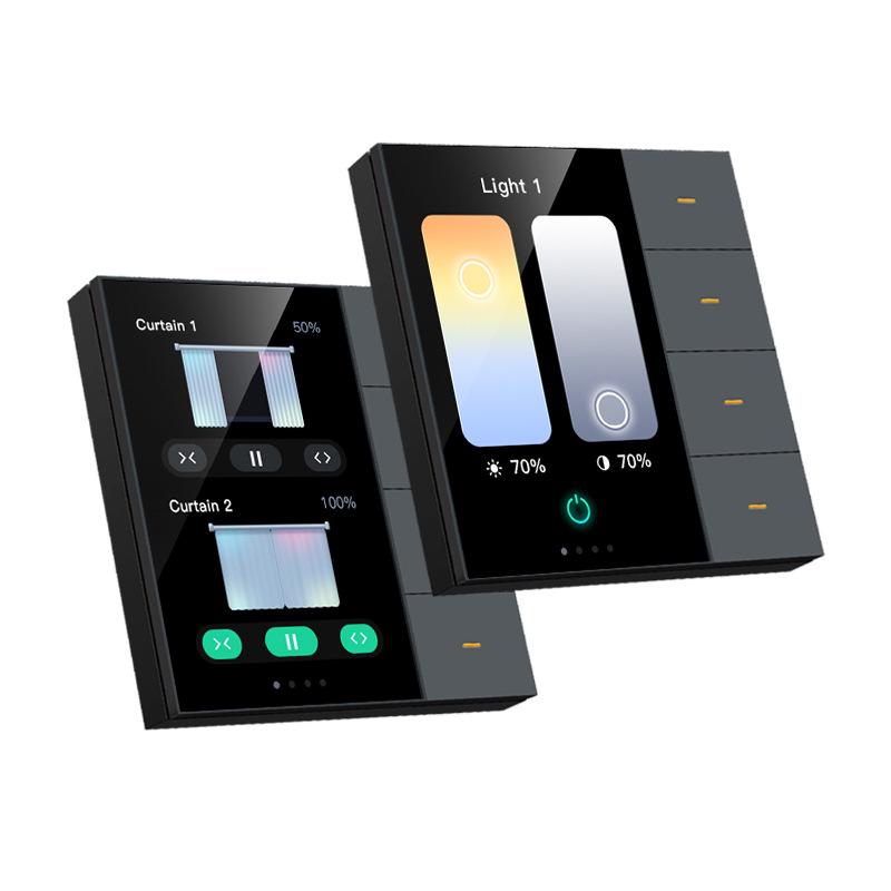 Tuya ZigBee 3.5" Touchscreen Dimmer & Curtain Switch