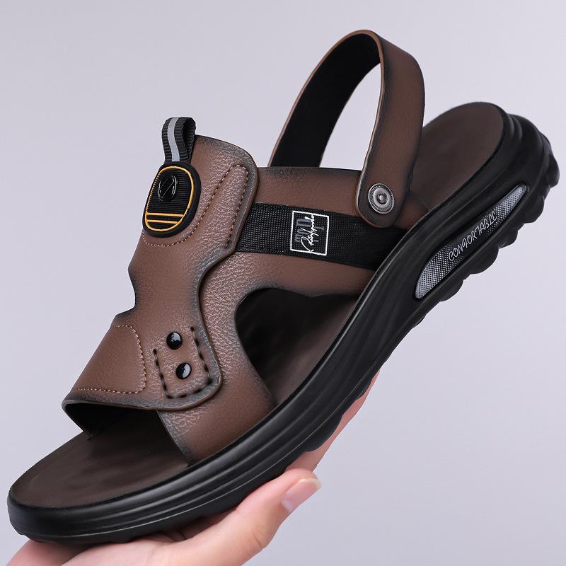 2025 new beach shoes sandals slippers men's shoes driving shoes non-slip shoes summer shoes youth trend 2025