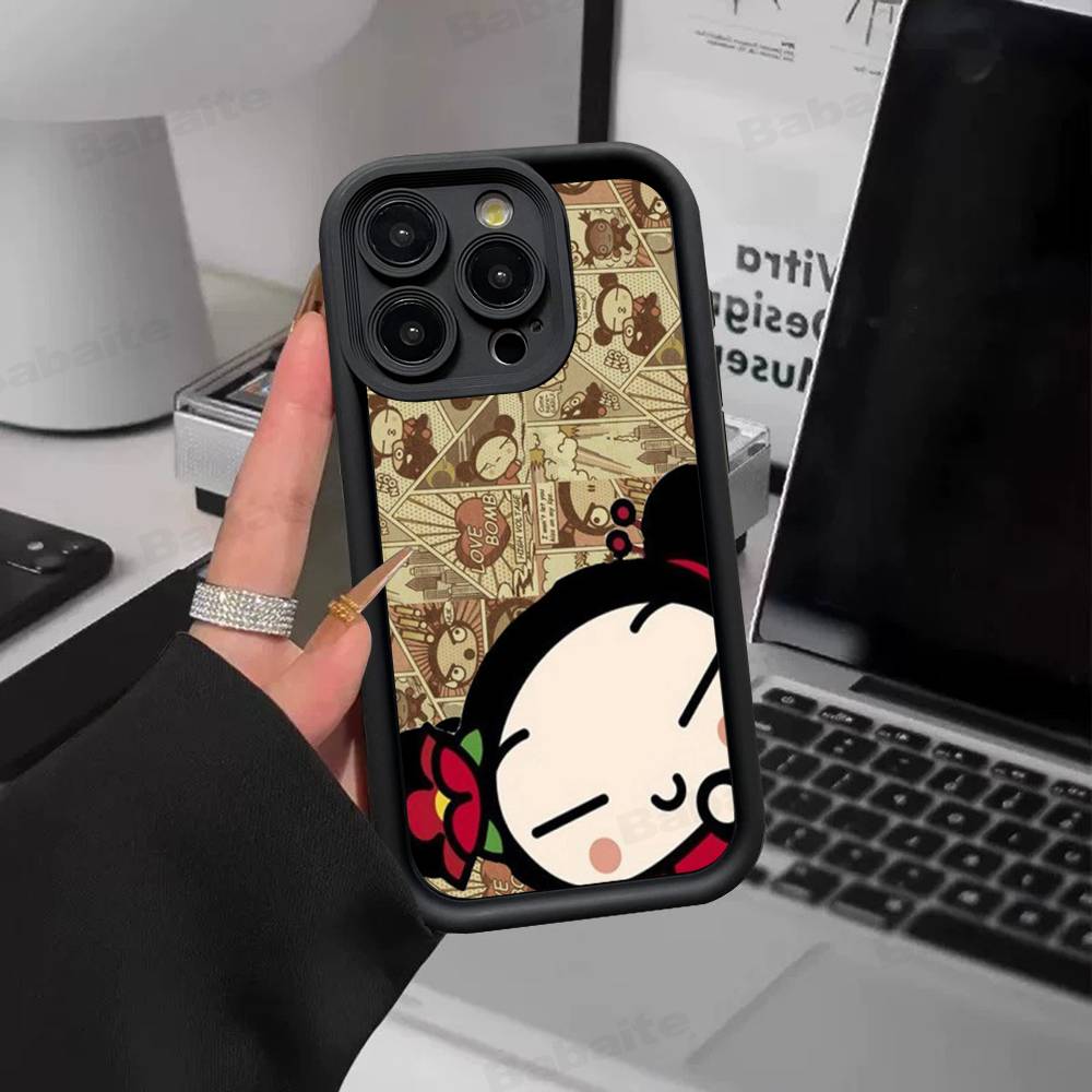 Phone Case Popular Artifact P-Pucca For Xiaomi Redmi Note 14 13 12s 12 11 10 9s 9 8 7 A5 Pro Plus 4G 5G Soft TPU Back Cover