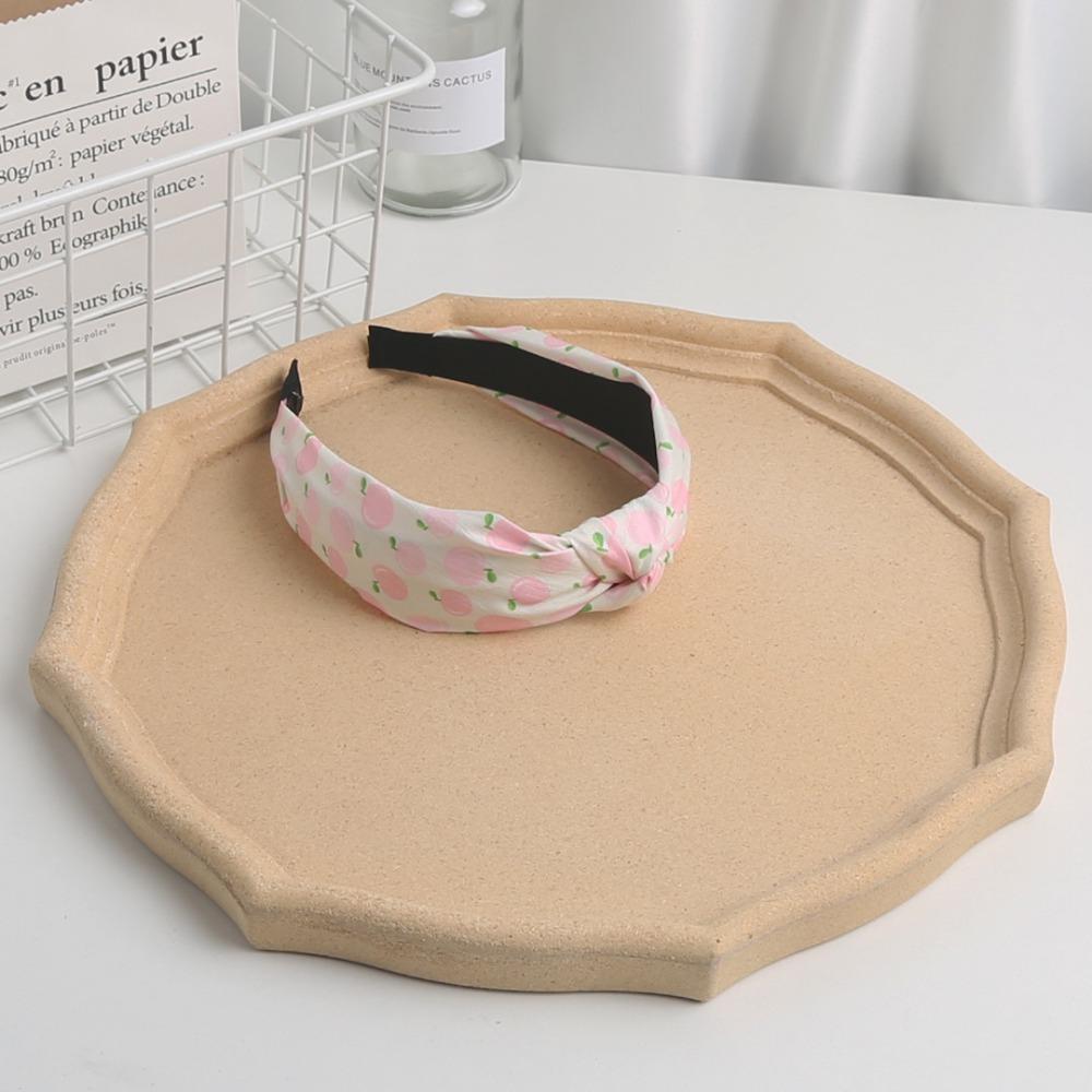 New Children's Fruit Pattern Headband Fabric Knot Headband Cute Sweet Headband Hair Accessories for Girls