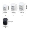 Set of 12 Elegant Sturdy Aluminum Alloy Single Hole Handle for Wardrobes and Kitchen Cabinets Daily Casual Use