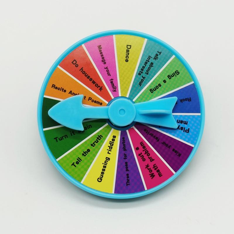 Funny Punishment Wheel Prank Game For Kids Parent Child Lucky Draw Prop