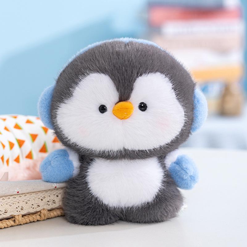 Cocoa Penguin Plush Toy - Little Penguin Pillow Doll Birthday Gift for Girls 22 cm