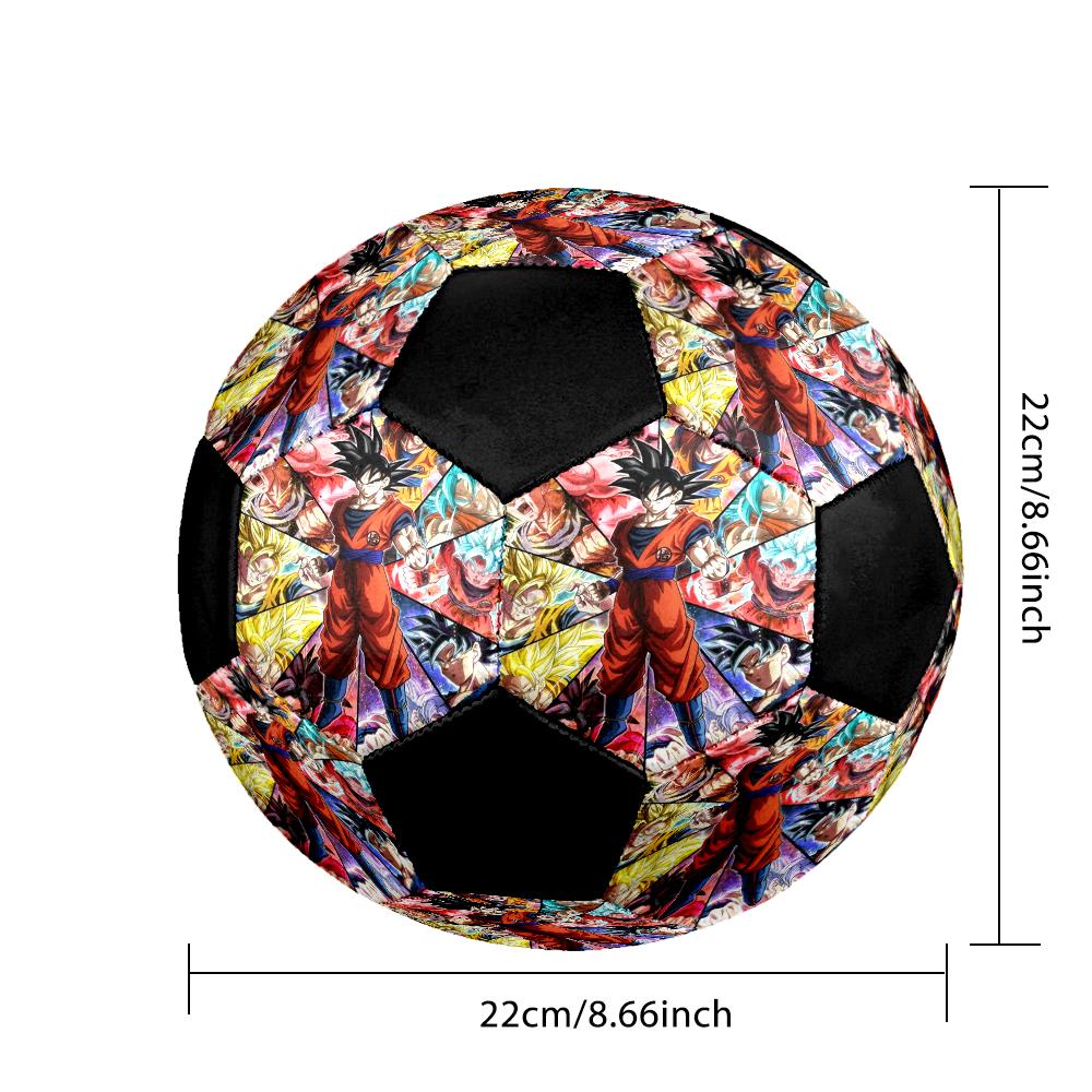 Dragon Ball Indoor Soccer Ball Colorful Machine Stitched PVC Size 5 Team Training Competition Ready Durable High-Bounce Cool Sports Gift