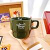 Simple Cartoon Ceramic Cup Coffee Cup Stacked Cup Small Cup High Value Gift Boy Girl Couple Cup