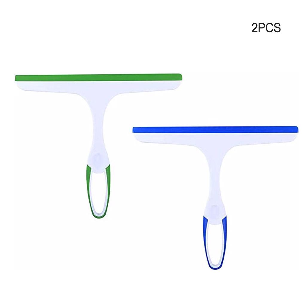 Window Scraper with Hanging Hole Silicone Convenient Cleaning Tools Squeegee Household Windshield Bathroom Wall Washing Tools