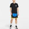 Nike Men's Black Retro Printed Crewneck Loose-Fit T-Shirt