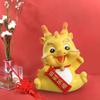Chinese Year Dragon Statue Piggy Bank Craft Tabletop Ornament Decoration