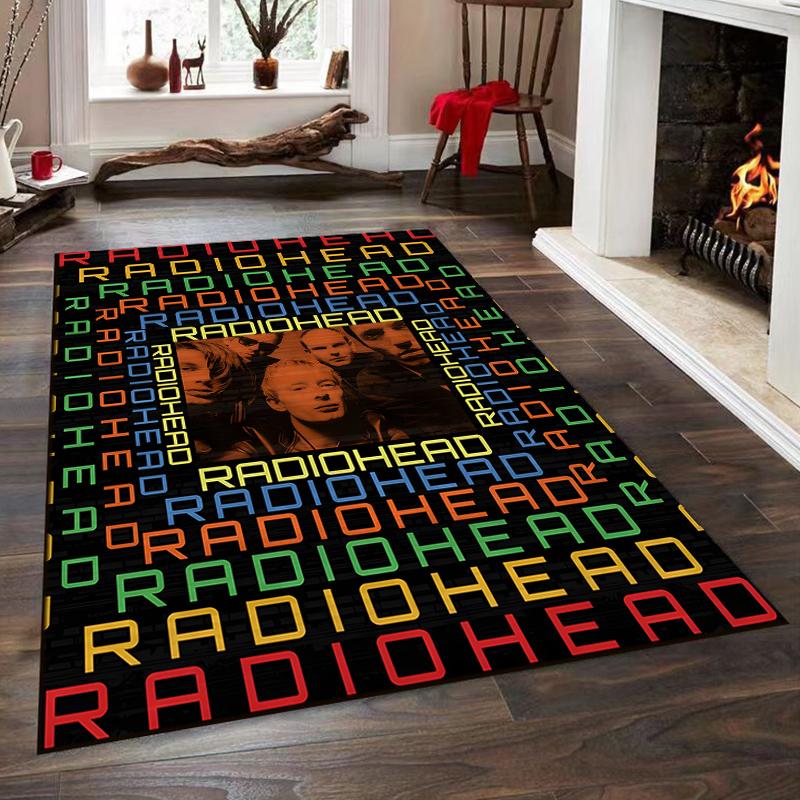 Radiohead Band Album Art Design Rug Non-slip rug suitable for living room and bedroom sofas.