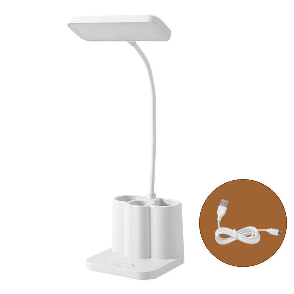 

Desk Lamp Touch Dimmable LED Eye Protection Lamp Pen Holder Bedside Reading Light For Student Dorm Study Table Office Lighting
