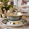 European High Quality Coffee Cups & Sauces Bohemia Blue Coffee Coffee Coffee Coffee Suite Tea Cups Set English Gift Set