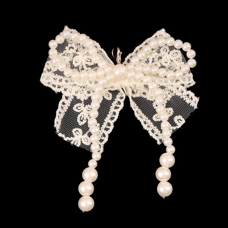 1/2 Piezas Flor Decorativa para Zapato Hebilla Encaje Perla Lazo Cordones de Zapato Amuletos Para Zapatillas Accesorios de Amuletos para Zapatos
