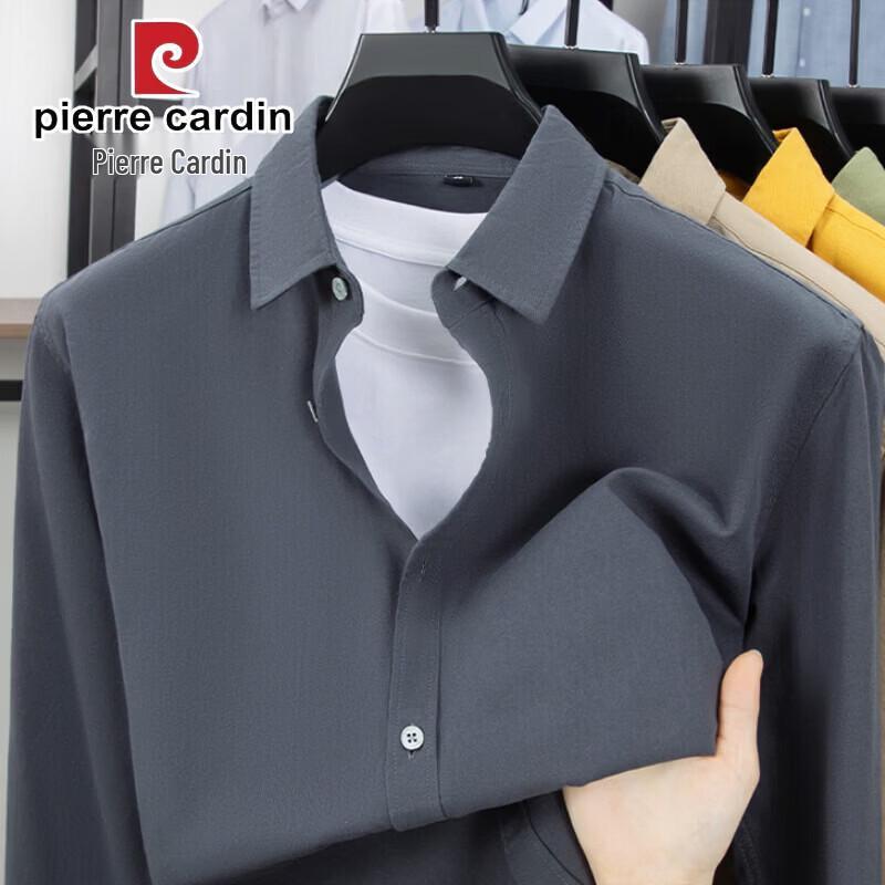 Pierre Cardin Men s Pure Cotton Long Sleeve Casual Shirt 3XL