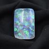 Lab-Created Opal Loose Gemstone 16 ct Ethiopian Emerald Cut Multicolor October Birthday Birthstone