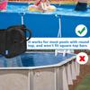 Poolzaun Becherhalter Pool Handlauf Aufbewahrungstasche Hohlboden Wasserflaschen-Halterung für Poolgeländer Trinkbecher