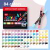 36-168 Colors Acrylic Paint Pen Markers Acrylic 0.7mm Tip Paint Markers Set for Wood Rock Painting Canvas Gift DIY Crafts Art