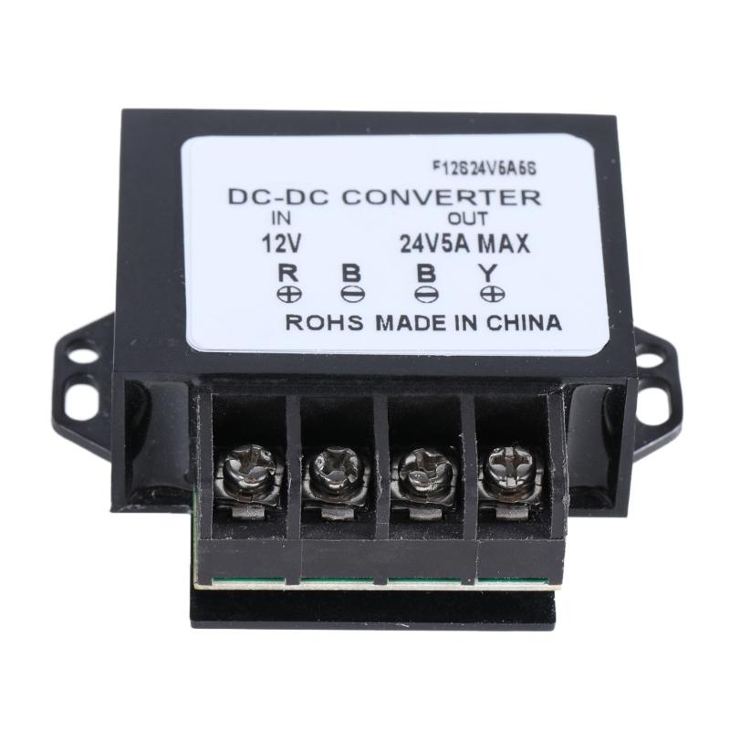 12V auf 24V Wandler 5A 120W 12V auf 24V Aufwärtswandlerblock 12V auf 24V Wandler für LED-Licht LKW Fahrzeug Boote