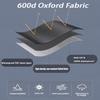 Waterproof Outdoor Furniture Cover 310x150x105cm Rectangular Patio Table Cover Anti-UV 600D Oxford Garden Furniture Rain Dust Protection