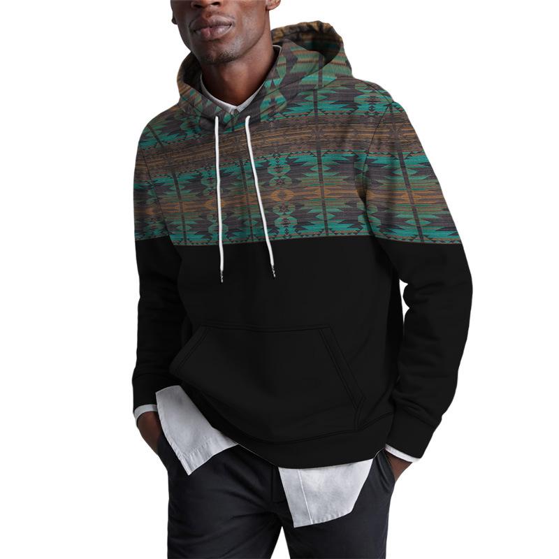 Новые толстовки с геометрической графикой Aztec с 3D-принтом для мужчин и женщин — фото 12