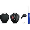 Replacement Keyless Entry Remote Case Cover Fits Toyota Scion TC RAV4 Avalon Camry Corolla Venza Key Fob Shell (3 Buttons Pack 1)