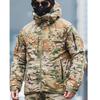 Huan Long Men's Tactical Water-Repellent Camouflage Jacket for Mountaineering and Winter Cycling