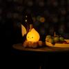 Soft Silicone LED Flameless Candle Dimmable USB Table Lamp Safe Lamp Campfire Night Light  Dimmable