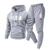 New USA Flag Print Unisex Hoodie & Pants Set - Autumn/Winter Trend