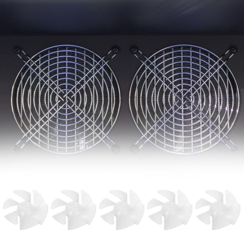 10Pcs Mini Plastic Fan Blade Small Power Hair Dryer Fan Leaves Motor Accessories