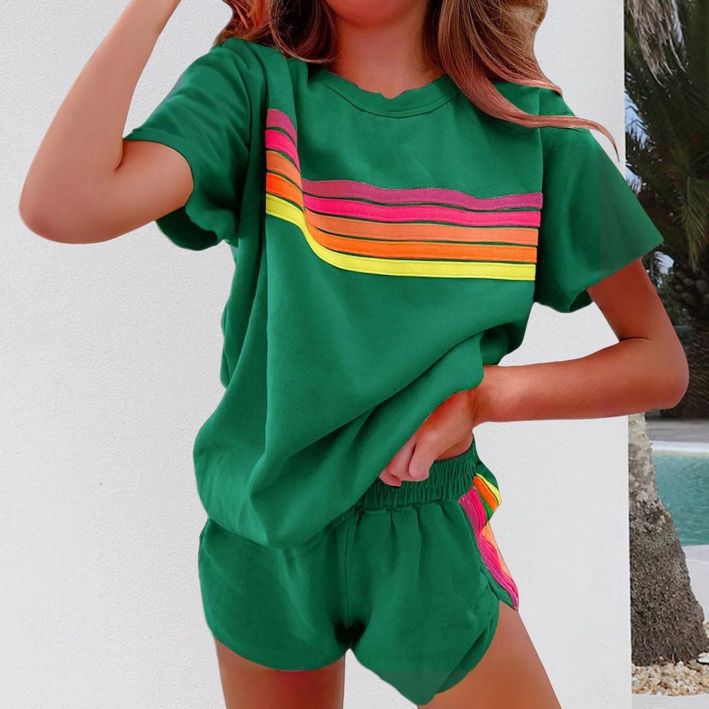 Fashionable Women's Minimalist With Contrasting Colors, Fashionable Casual Suit For Women