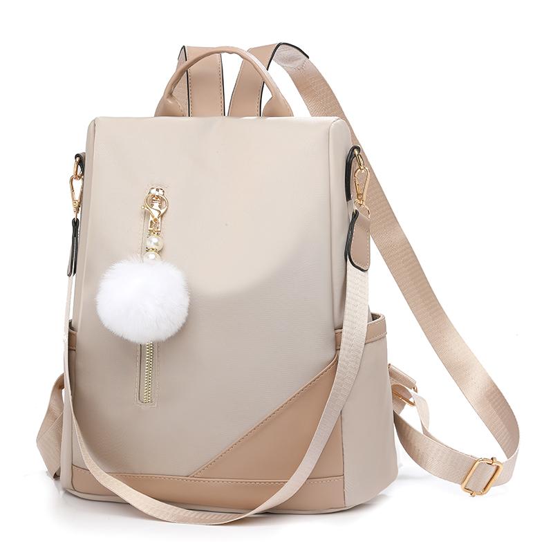 Backpack Women's Oxford Backpack Large Capacity Anti-theft Travel Schoolbag