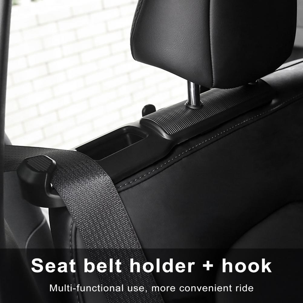 ABS Seat Belt Fixing Bracket with Two Couple for 2018-2024 Tesla Model Y Convenient Storage Non-destructive Installa